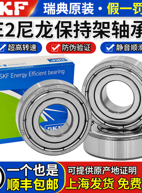 SKF进口高速尼龙保持E2.6202 6203 6204 6205 6304 6305 6306轴承