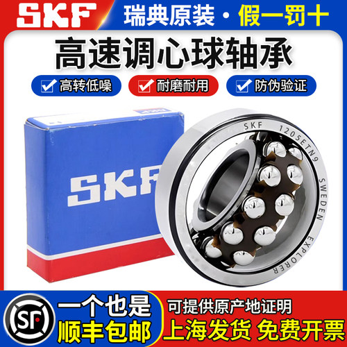 进口SKF调心球轴承1202 1203 1204 1205 1206 1207 1208 1209ETN9