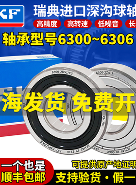 SKF进口轴承WT6300高6301温6302高速6303 6304 6305 6306-2RSH/C3