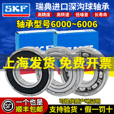 SKF进口轴承WT6000高6001温6002高速6003 6004 6005 6006-2RSH/C3