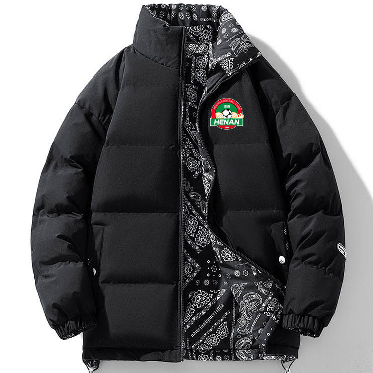 【河南建业】河南队中超足协杯冬季新款羽绒棉服外套球衣送围巾