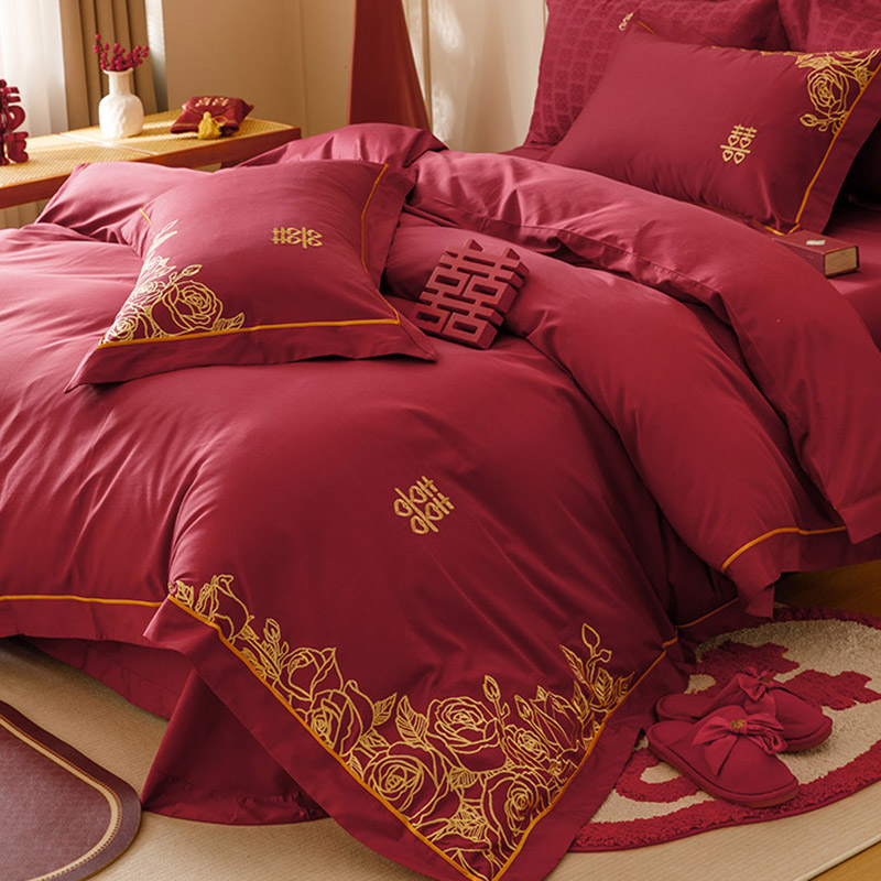 浪漫婚庆澳棉纯棉四件套