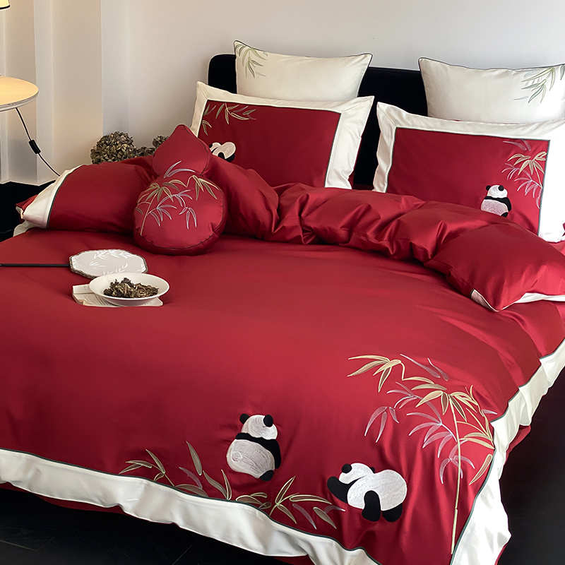 新中式国潮全棉四件套