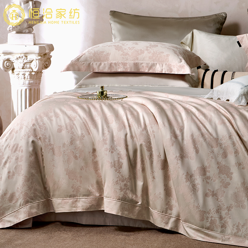 高端自留款100支全棉色织四件套