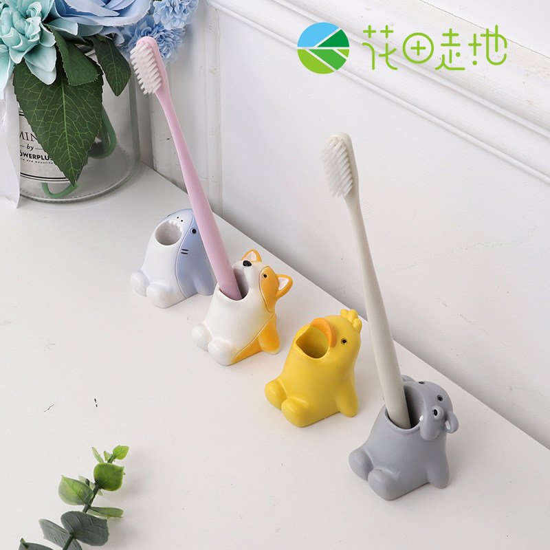 创意柯基小鸭牙刷架置物架卡通动物牙刷底座 家居浴室收纳牙刷托,家庭/个人清洁工具,牙刷架/牙具座,淘宝优惠券,粉丝福利购,淘宝优惠卷