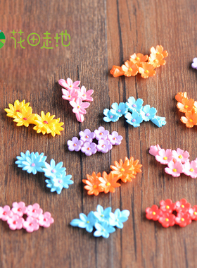 diy仿真花苔藓微景观蛋糕摆件