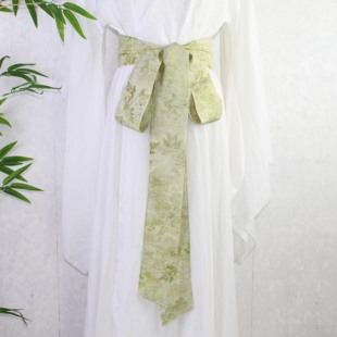 汉服腰带古风汉服长款印花发带超长圆领袍腰带束腰装饰