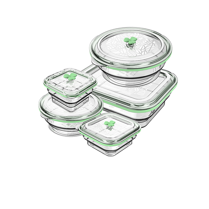 微波炉加热密封硅胶折叠保温餐盒