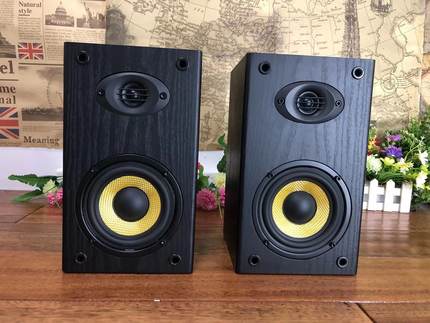 全木质HIFi发烧级蓝牙有源音箱2.0书架音响桌面多媒体电脑电视用