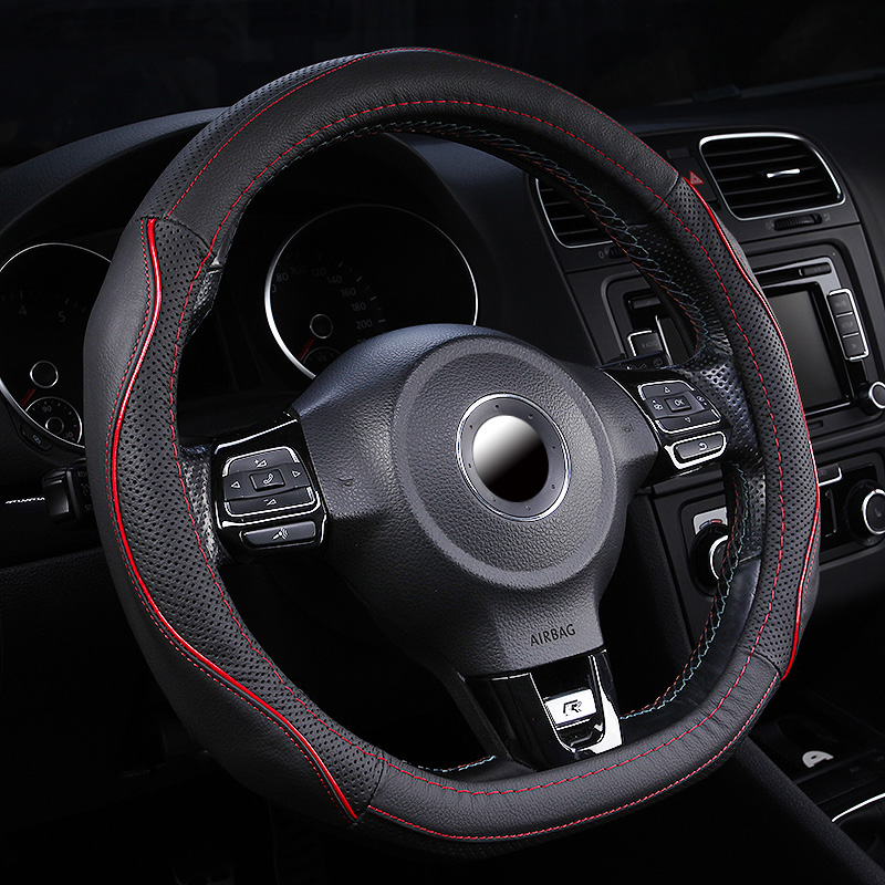 16 18 19年帝豪GL帝豪GS远景x3远景s1远景SUV真皮汽车方向盘套