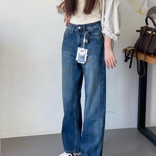 好货2025秋季新款四面弹小个子加长不变形不鼓包女士直筒牛仔裤