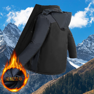 防寒冬季棉袄劳保工程服冲锋衣