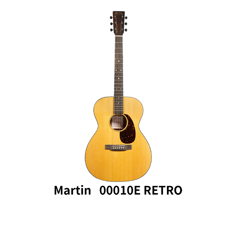 Martin吉他 00010E RETRO 新版ROAD系列电箱民谣木吉他马丁吉他