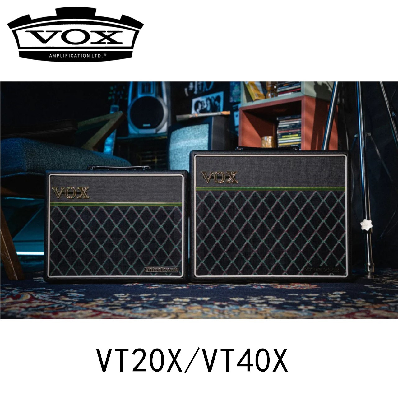 VOX音箱 VT20X VT40X Classic Blue 电吉他音箱带效果