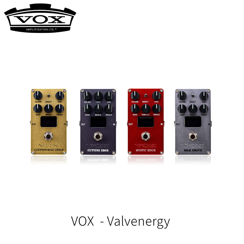 VOX效果器 Valvenergy Nutube新型电子管过载失真效果器电吉他