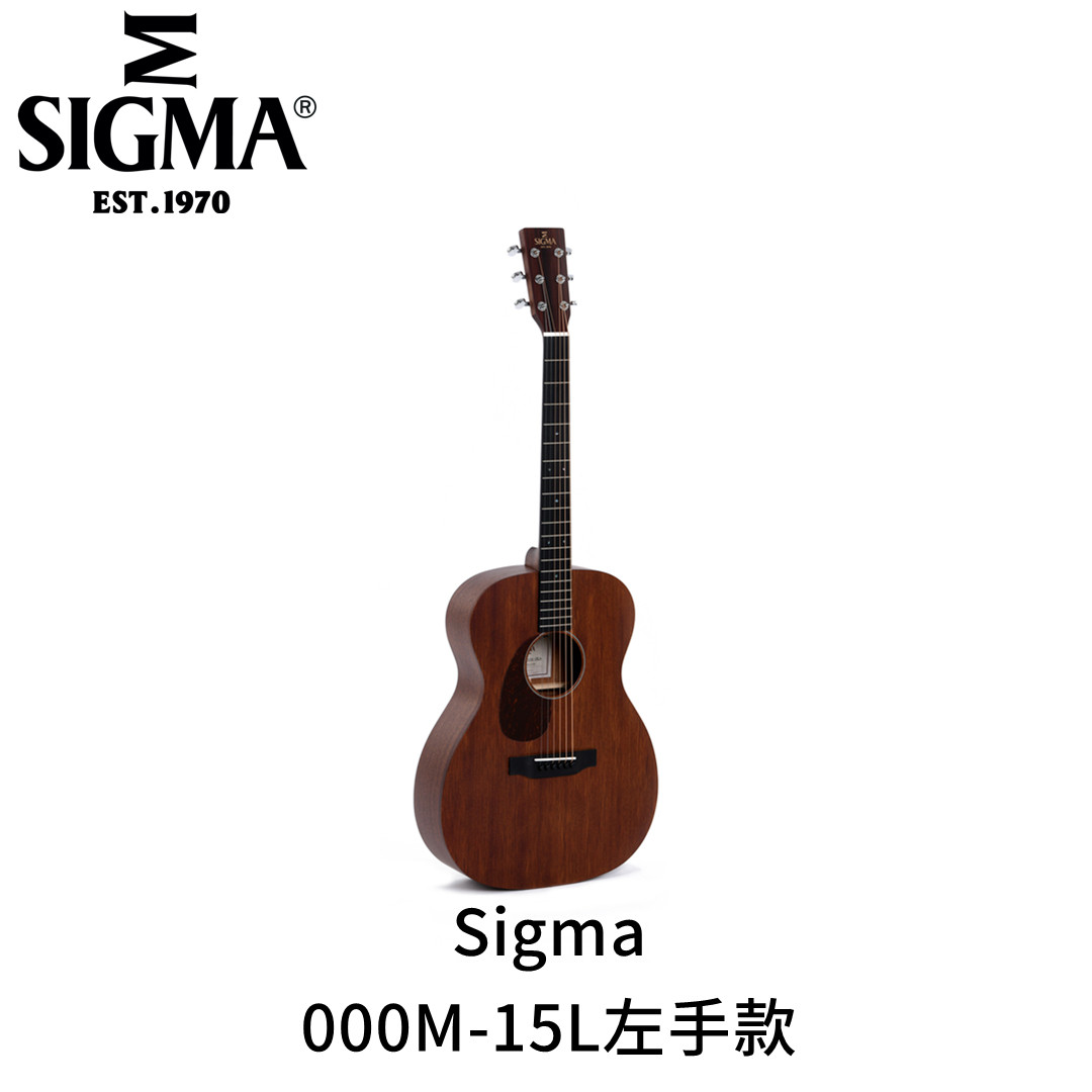 Sigma吉他 15系列 000M-15L 左手款左手琴民谣木吉他