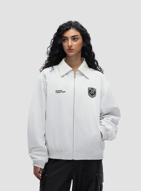 FDR原创国潮新款美式复古短款飞行员夹克男女秋冬情侣装翻领外套