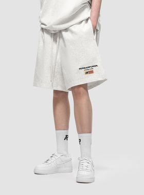 FDR官方店 旗帜排版刺绣运动美式短裤男女夏季情侣五分裤休闲裤子