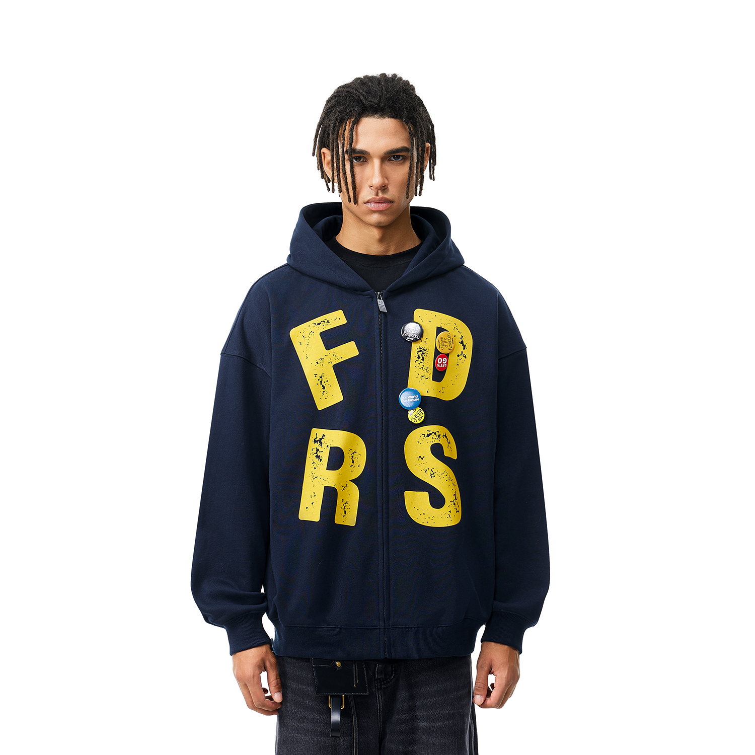 FDR官方店美式大字母連帽衛衣