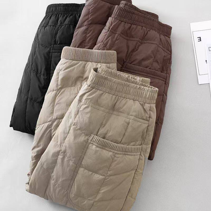 新款复古羽绒棉裤冬季2024女士时尚加厚保暖休闲裤子高腰宽松大码,女装/女士精品,棉裤/羽绒裤,淘宝优惠券,粉丝福利购,淘宝优惠卷