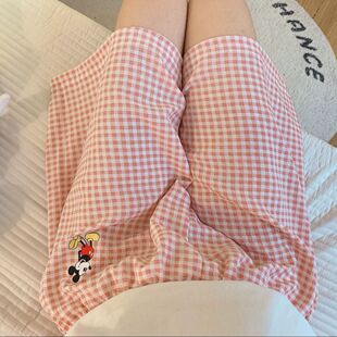 女童短裤薄款夏季裤头儿童阔腿裤子女大童初中生可外穿睡裤五分裤