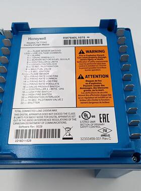 美国霍尼韦尔Honeywell燃烧控制器RM7840L1075现货20个原装全新