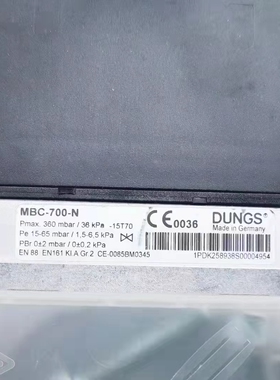 MBC-700-SE-S02冬斯DUNGS调压阀MBC-700-N现货20个替代W-MF512C