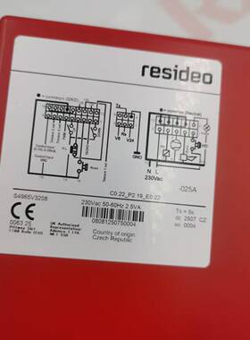 Honeywell霍尼韦尔resideo锅炉燃烧控制 S4965A3033 期货8周