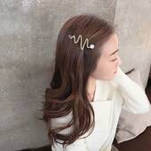 流行美发饰专柜正品 新2024年春夏轻时代新品 珍珠优雅边夹A1910031