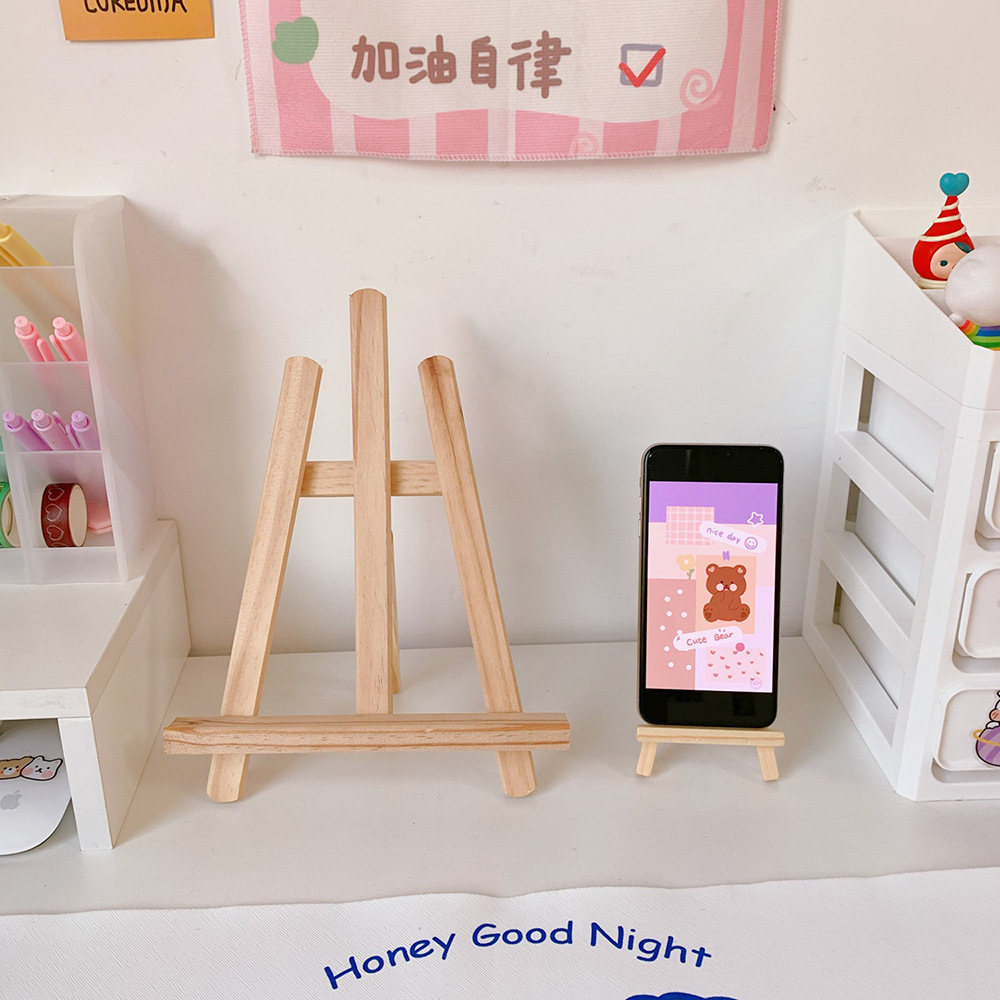 手机支架桌面懒人iPad支撑架木质万能通用家用平板电脑架子小画架