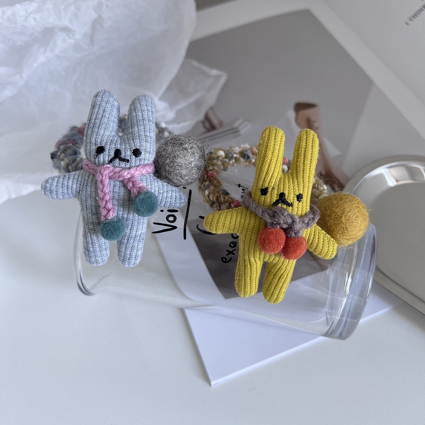 ins风可爱小兔子卡通头绳发圈俏皮减龄秋冬发绳头饰