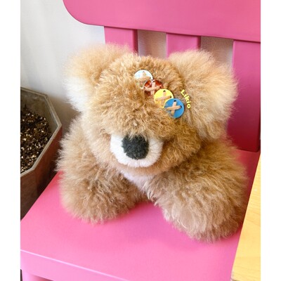 Likio 纽扣毛线边夹