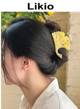 Likio  观叶植物银杏叶发抓、五彩芋发抓