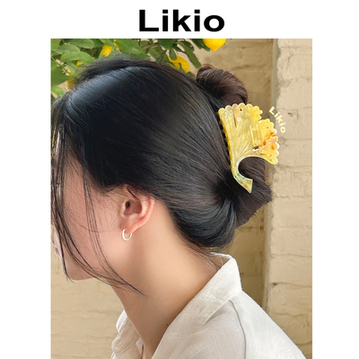 Likio  观叶植物银杏叶发抓、五彩芋发抓