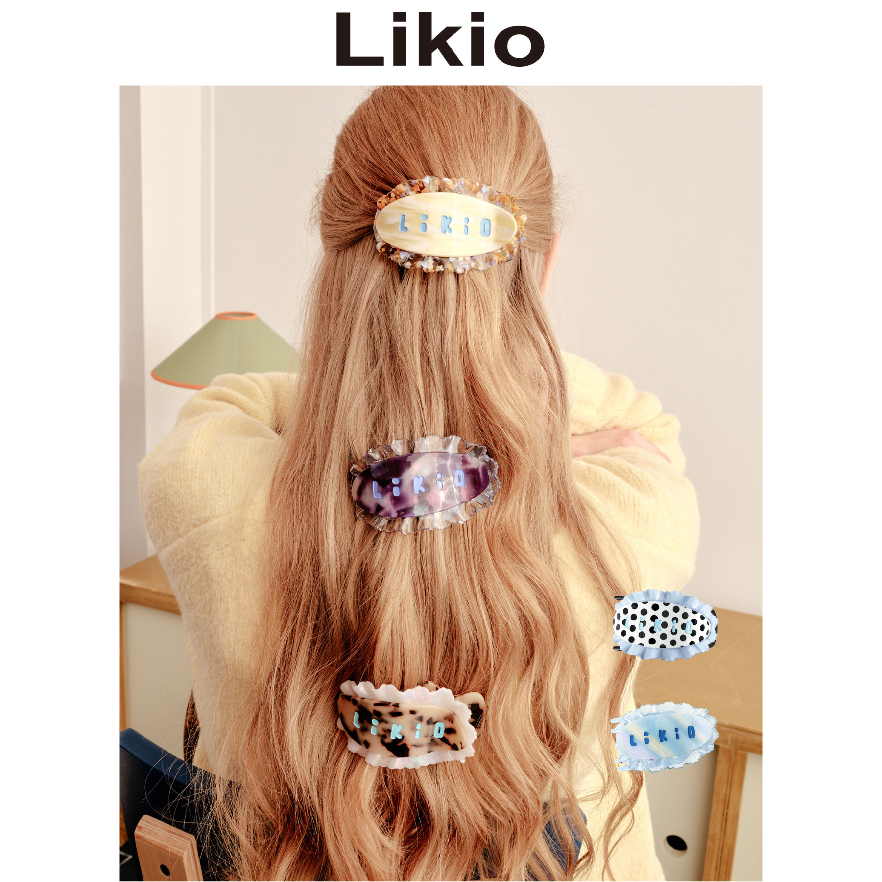 Likio 幸运小马边夹/发抓/贝壳夹,饰品/流行首饰/时尚饰品新,发饰,淘宝优惠券,粉丝福利购,淘宝优惠卷