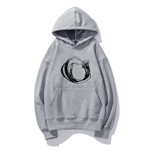 冰海战记动漫周边托尔芬战斧印花简约设计男女学生卫衣秋冬款潮流