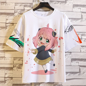 动漫过家家服大码 间谍阿尼亚短袖 夏 FamilyT恤二次元 上衣 Spy