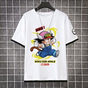T恤日系男女联名夏季 动漫周边Arale 阿拉蕾短袖 Slump IQ博士 Dr.