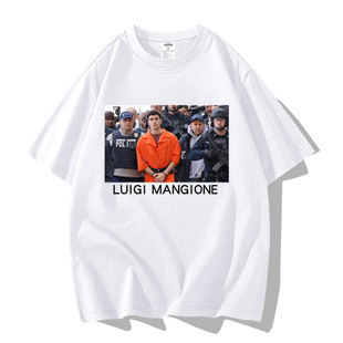 橙色超人路易吉曼吉奥内周边短袖T恤衣服体恤半袖服装打底文化衫