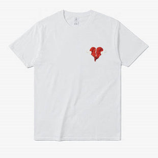 Kanye west侃爷维斯特808s&HEARTBREAK专辑同款短袖T恤男女棉宽松