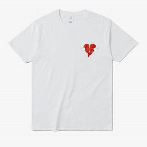Kanye west侃爷维斯特808s&HEARTBREAK专辑同款短袖T恤男女棉宽松