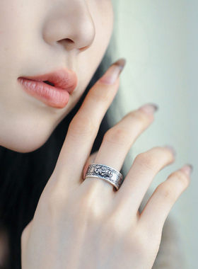 925银复古貔貅小众时尚大气戒指