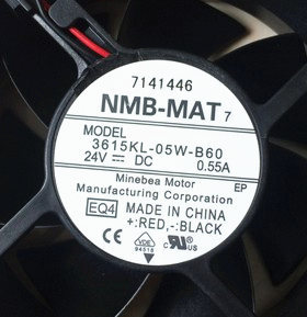 NMB美培亚散热风扇3615KL-05W-B60 92*92*358 24VDC 0.55A 保2年
