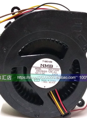 NMB 08028GS-12N-AU SDJY0S0 12V 0.47A 4线投影机风扇