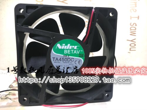 Nidec BETAV TA450DC B34978-55 24V 0.41A 12cm 变频器散热风扇