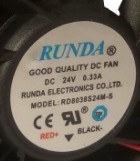 全新原装RUNDA风扇8CM 8038 24V 0.33A RD8038S24M-S 散热风扇