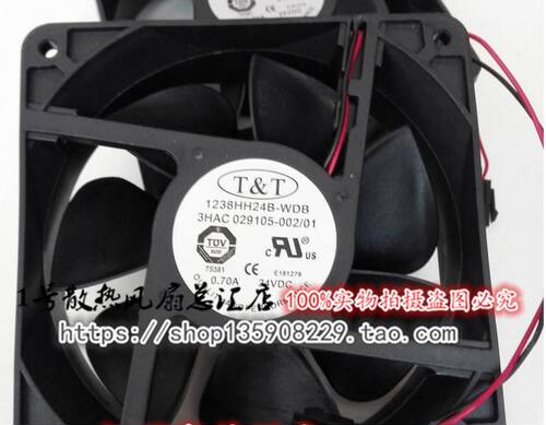 1238HH24B-WDB ABB机器人控制器风扇 3HAC029105-001 002 带插头