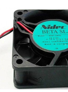 全新原装日本NIDEC 6CM 60*60*25变频器风扇24V 0.1A D06T-24TU