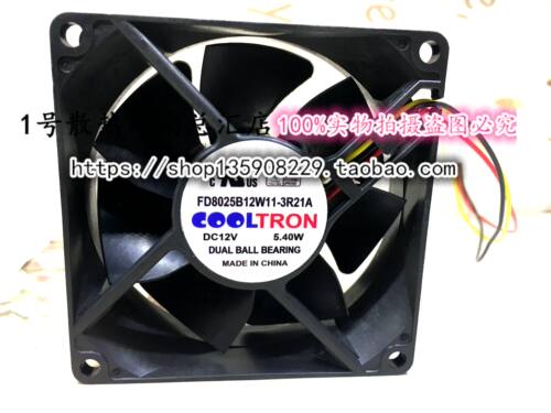 TRON FD8025B12W11-3R21A 8025mm 8厘米8CM 12V 5.4W 服务器风扇