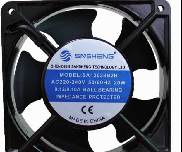 SNSHENG SA12038B2H 220V 20W 0.12/0.10A 静音风扇 机柜散热风机